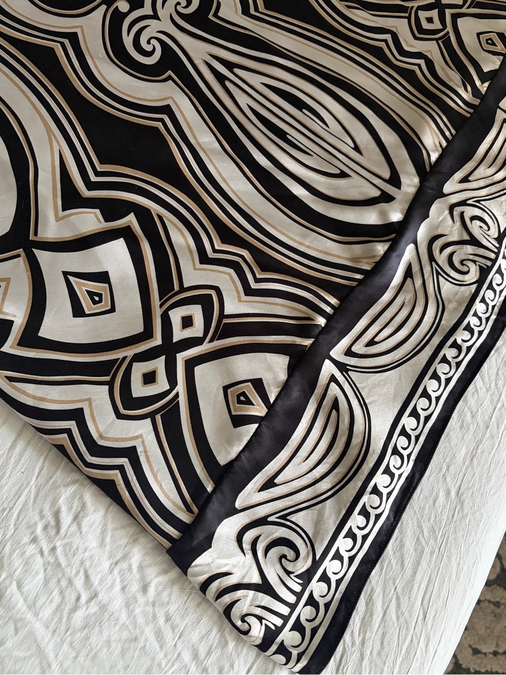 White House Black Market Strapless Silk Patterned Maxi Dress - Picture 6 of 8